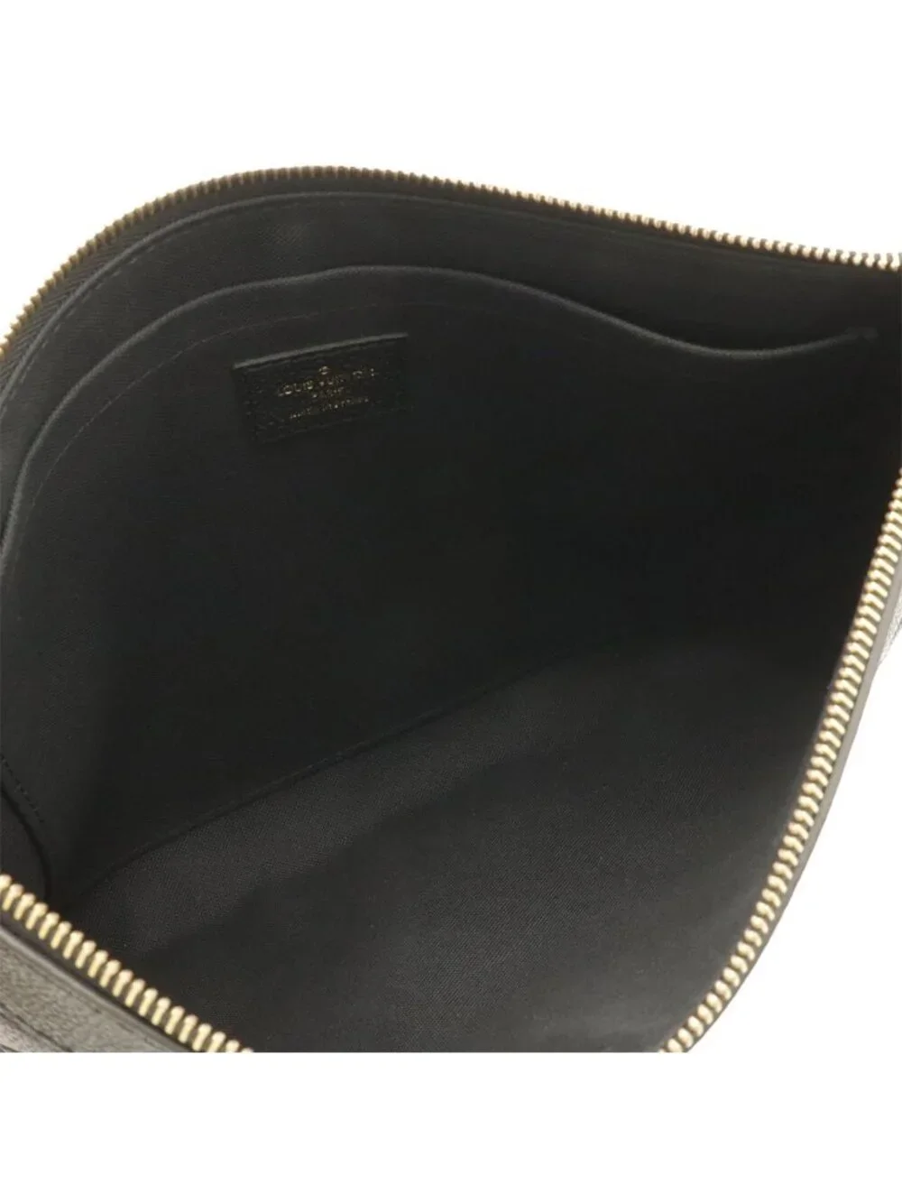 Louis Vuitton Monogram Empreinte Daily Pouch Clutch Leather Noir Black